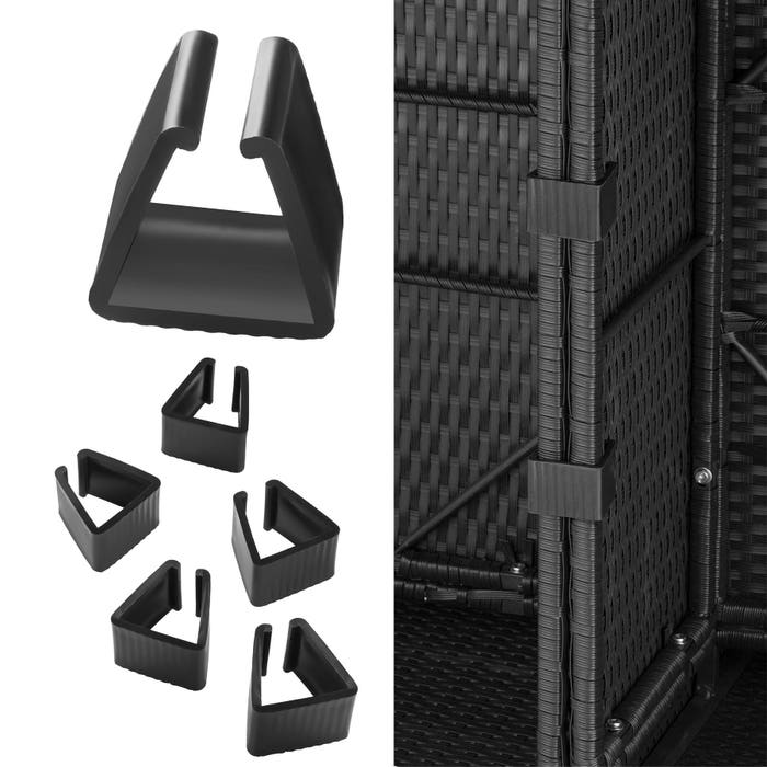 Salon en rotin Lignano avec 2 fauteuils