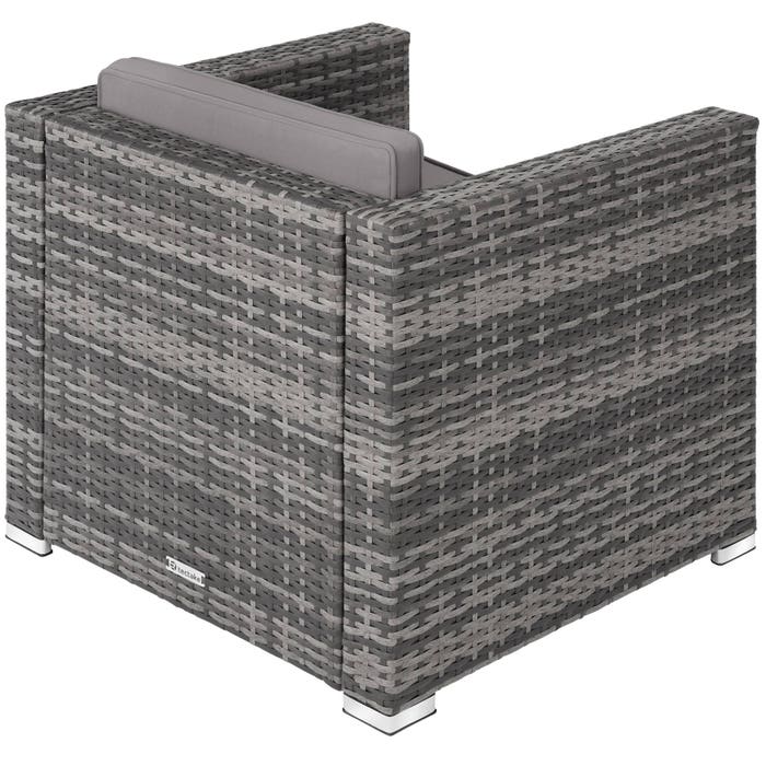 Salon en rotin Lignano avec 2 fauteuils