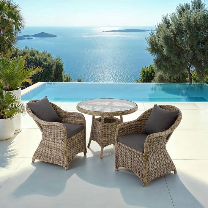 Salon de jardin ZURICH 2 places