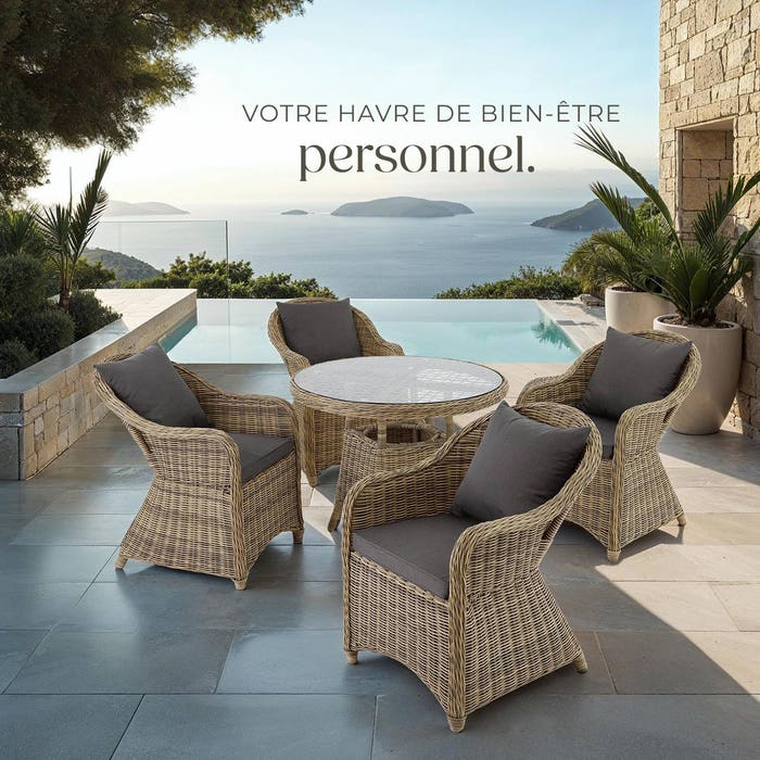 Salon de jardin ZURICH 4 places