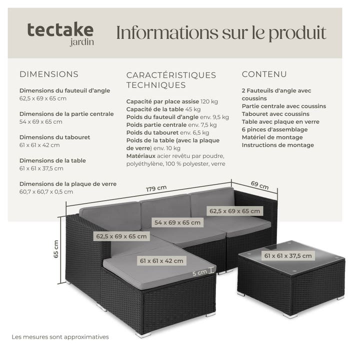 Salon en rotin Lignano