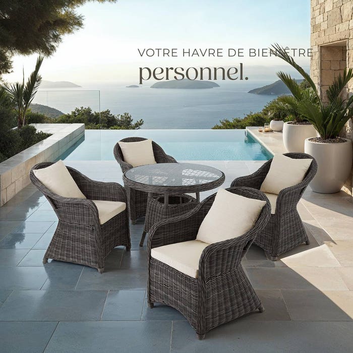 Salon de jardin ZURICH 4 places