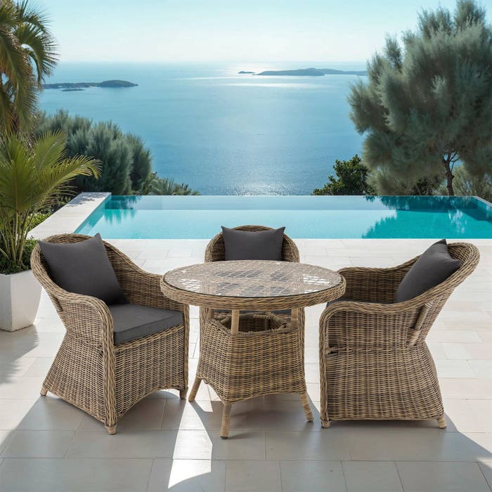 Salon de jardin ZURICH 3 places