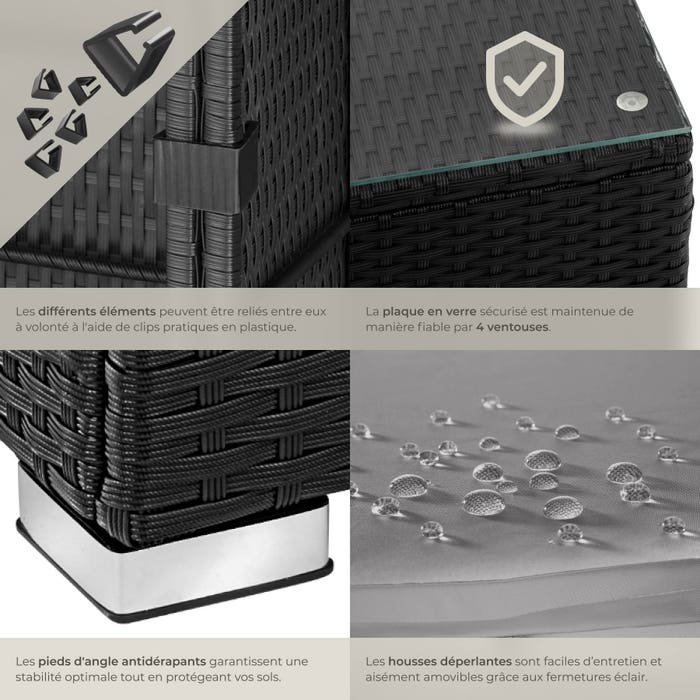 Salon en rotin Lignano