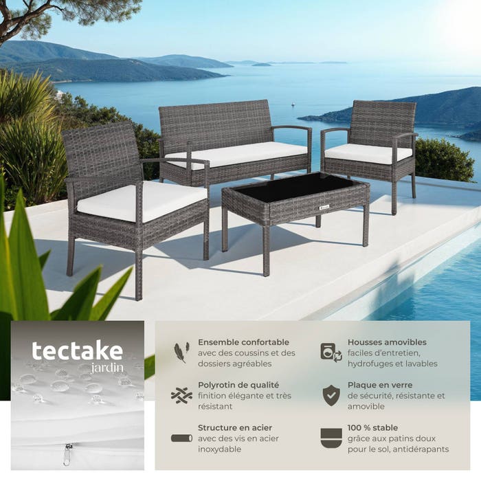 Salon de jardin Sparte 4 places