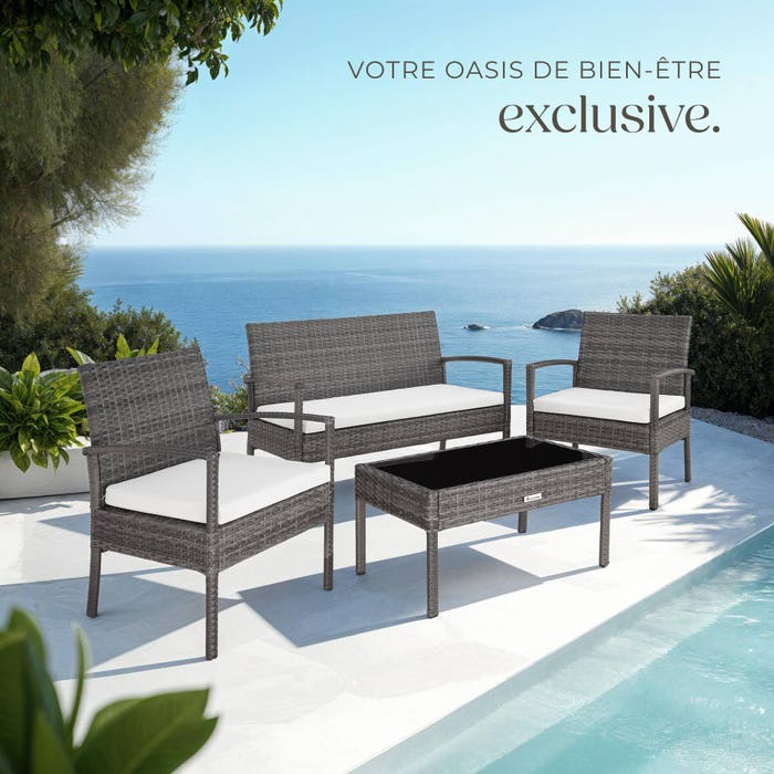 Salon de jardin Sparte 4 places