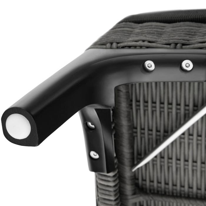 Salon en rotin avec cadre en aluminium Konstanza