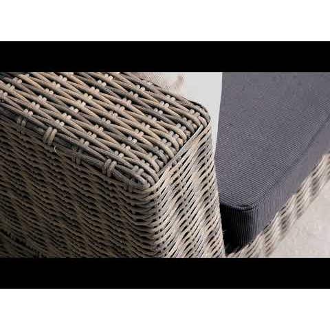 Salon en rotin avec cadre en aluminium Konstanza