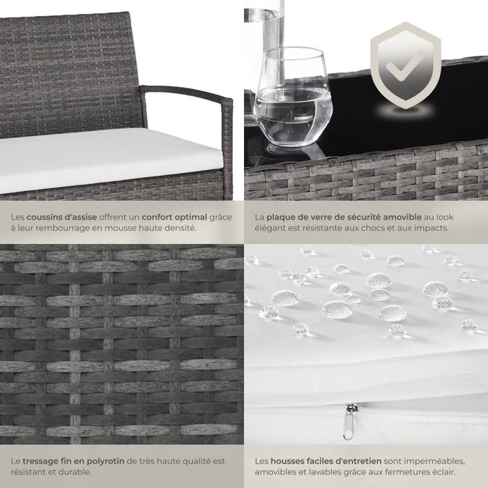 Salon de jardin Sparte 4 places