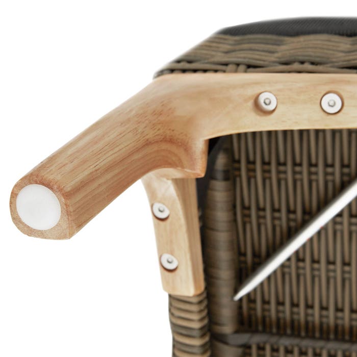 Salon en rotin avec cadre en aluminium Konstanza