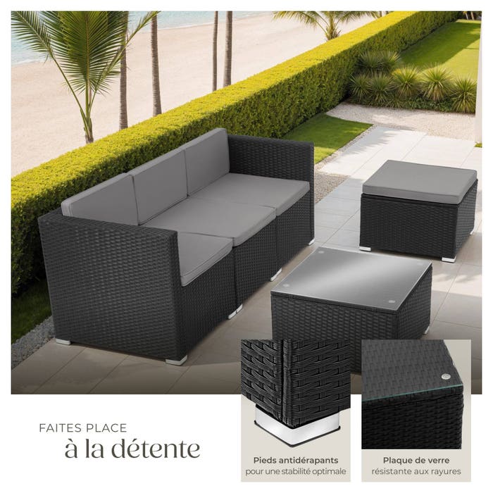 Salon en rotin Lignano