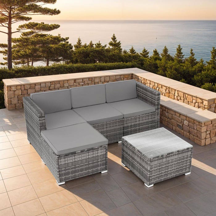 Salon en rotin Lignano